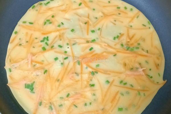 胡萝卜鸡蛋饼的做法图解13