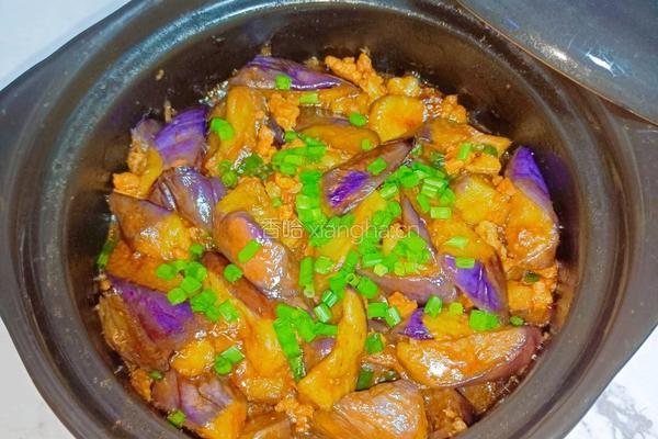 肉末茄子煲的做法图解12