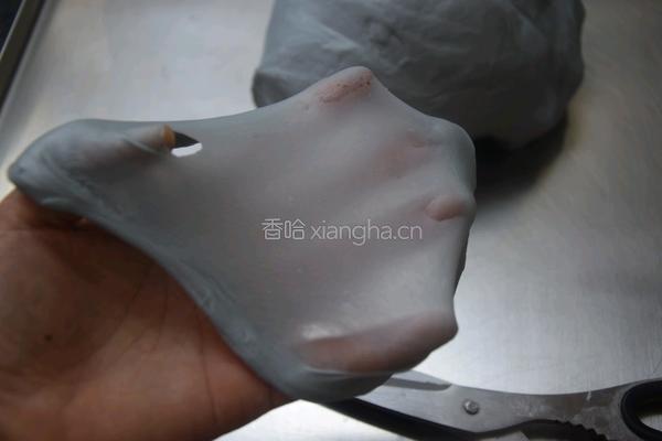 蝶豆花手撕吐司的做法图解6