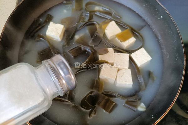 海带豆腐汤的做法图解6