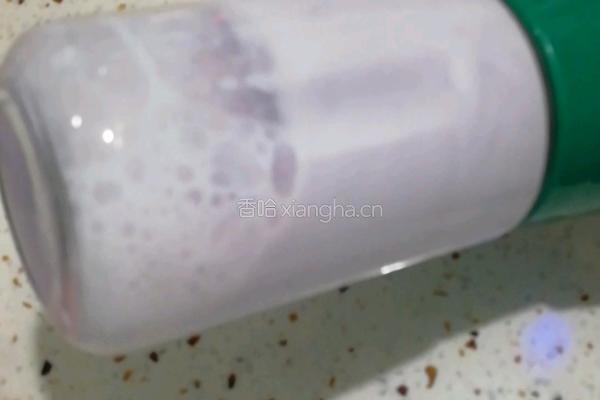 香芋紫薯牛奶的做法图解5