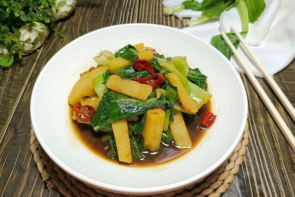 土豆炖小白菜的做法图解11