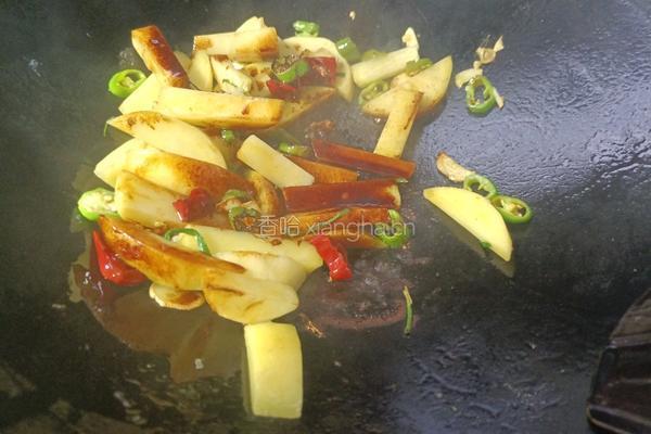 土豆炖小白菜的做法图解6