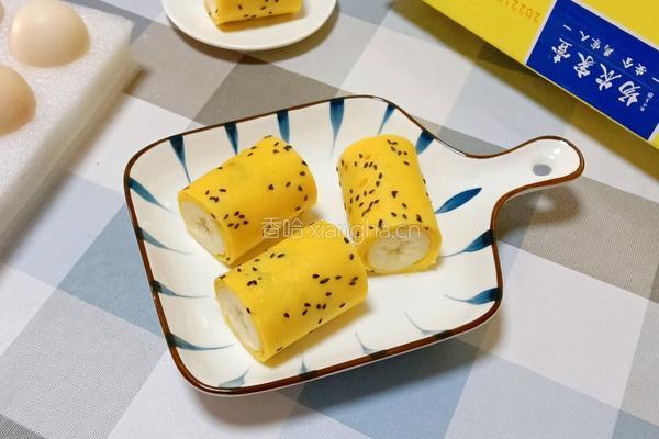 香蕉鸡蛋卷的做法图解13