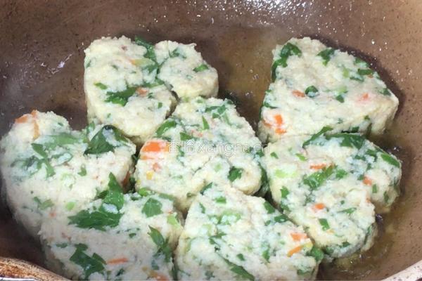 鸡蛋豆渣饼的做法图解7