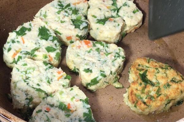 鸡蛋豆渣饼的做法图解8