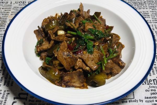 酸辣椒炒猪肝的做法图解10