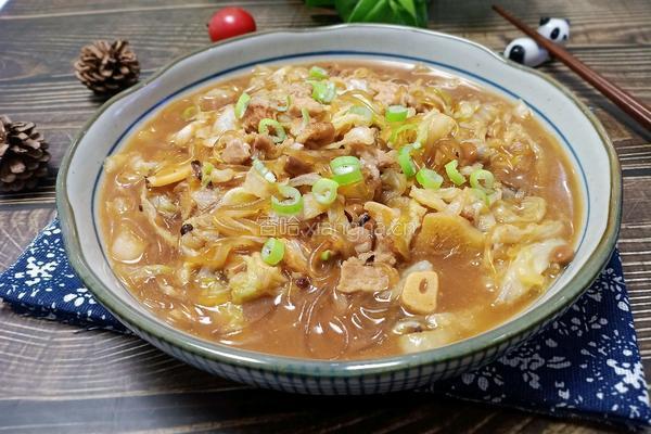 猪肉白菜炖粉条的做法图解14