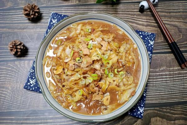 猪肉白菜炖粉条的做法图解13