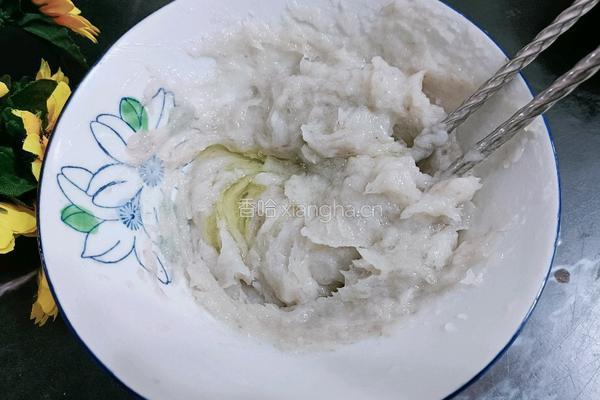 荠菜虾圆的做法图解9