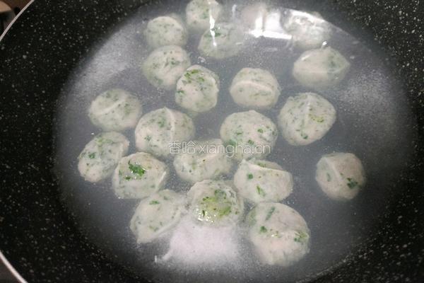 荠菜虾圆的做法图解14