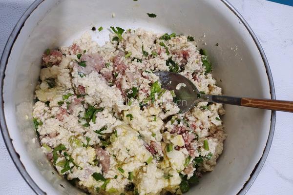 鸡蛋豆腐丸子的做法图解2
