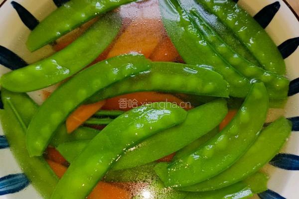 荷兰豆胡萝卜炒蛋的做法图解6