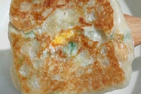 鸡蛋手抓饼的做法图解9