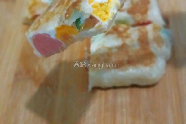 鸡蛋手抓饼的做法图解11