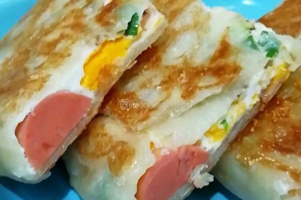 鸡蛋手抓饼的做法图解12