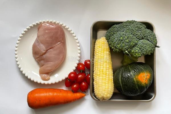 时蔬烤鸡胸肉的做法图解1