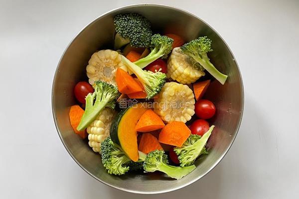 时蔬烤鸡胸肉的做法图解3