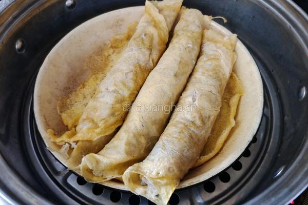 鸡蛋鱼滑卷的做法图解6