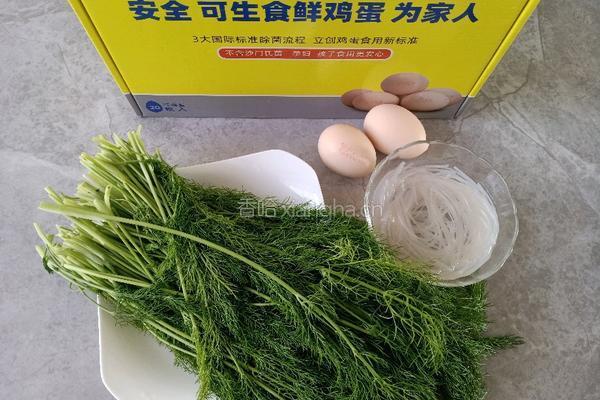茴香鸡蛋馅包子的做法图解1
