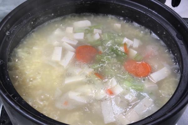 豆腐小米粥的做法图解8