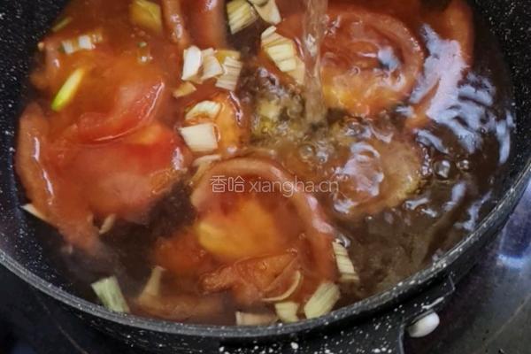 西红柿鸡蛋疙瘩汤的做法图解6