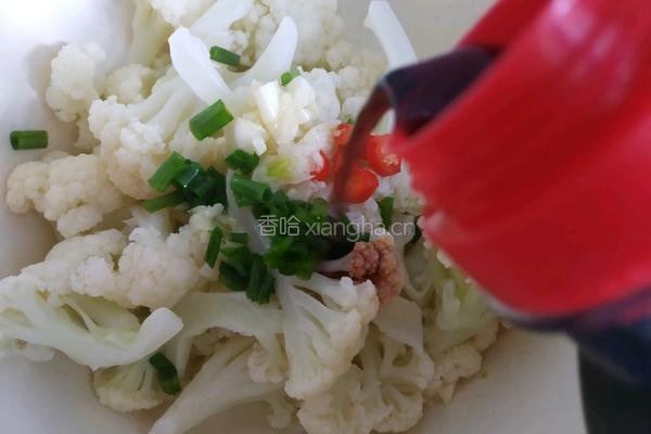 凉拌花菜的做法图解5