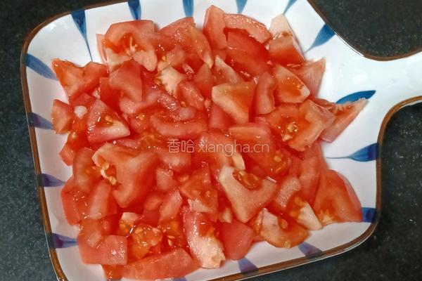番茄鸡蛋焖面的做法图解2