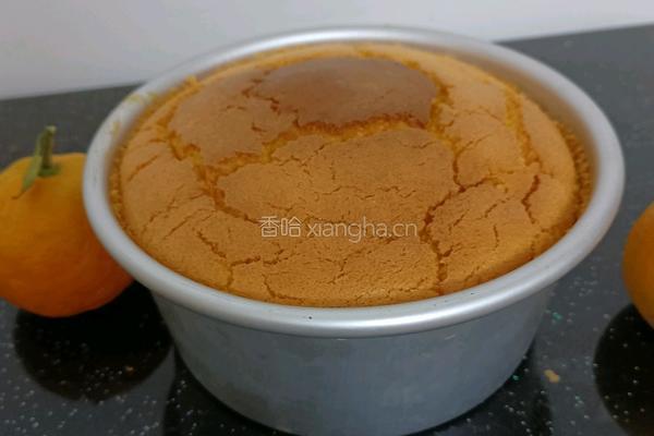 六寸南瓜戚风的做法图解12