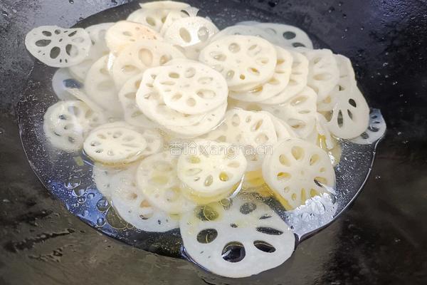 滑藕片的做法图解4