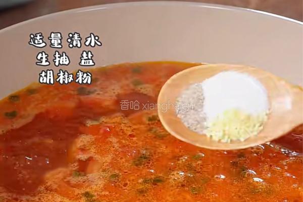 番茄鸡蛋面片汤的做法图解4