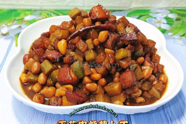 五花肉烀萝卜丁