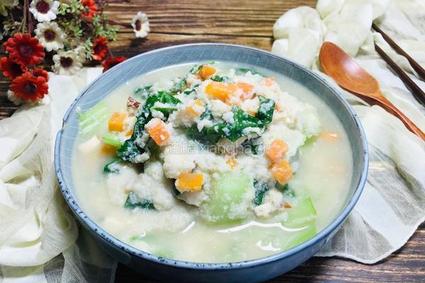 小白菜炖豆渣的做法图解9
