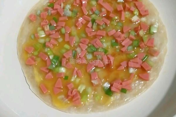 鸡蛋手抓饼的做法图解7