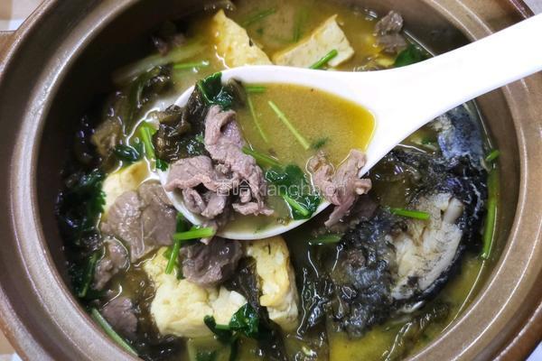 一上桌食欲大开~酸汤鲫鱼滑牛肉的做法图解9
