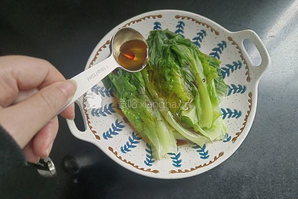 白灼生菜的做法图解7