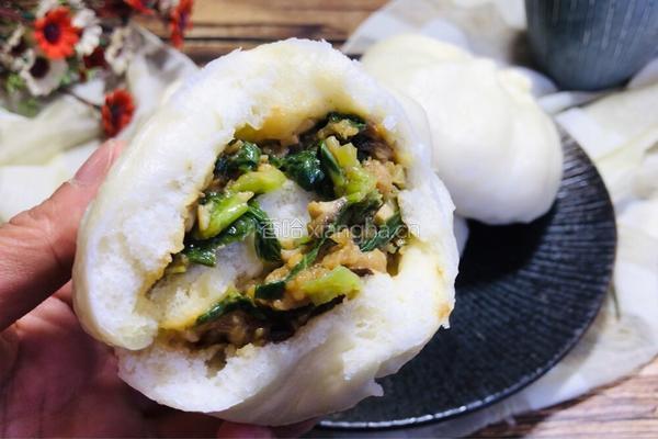 香菇小白菜肉包子的做法图解15