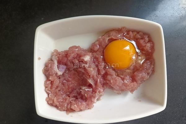 肉糜窝蛋的做法图解4