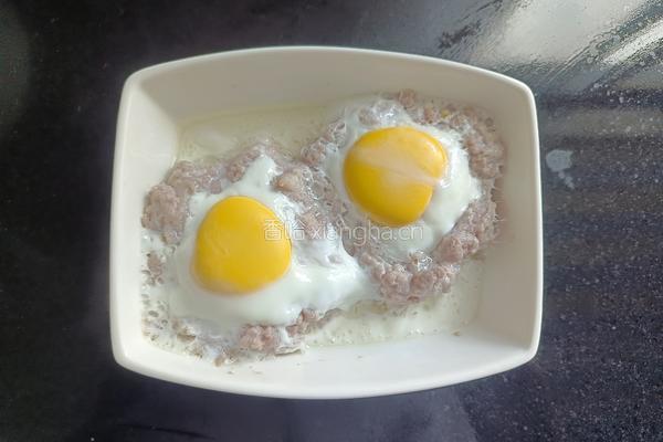 肉糜窝蛋的做法图解8