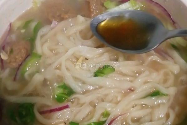 肉丸鸡蛋手擀面的做法图解9