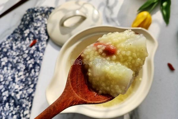 养胃山药小米粥的做法图解8