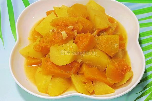 南瓜炖土豆的做法图解8