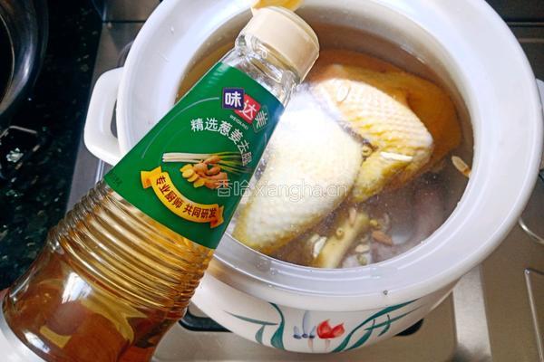养生土鸡山药汤的做法图解5