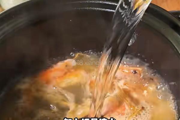 虾仁海鲜粥的做法图解3