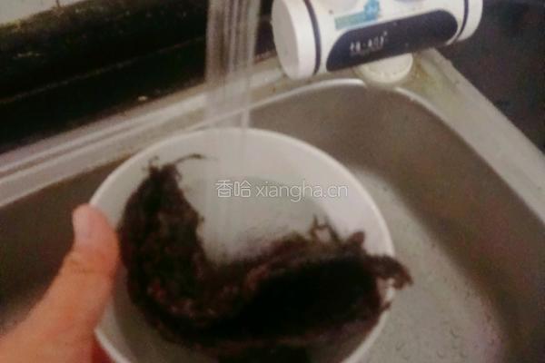 蛋花紫菜汤的做法图解2