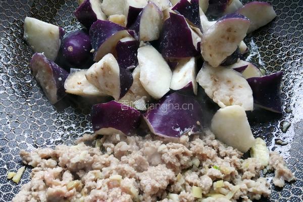 肉末茄子的做法图解6