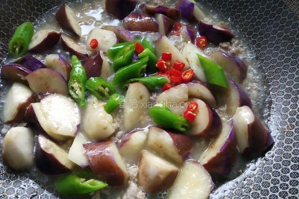 肉末茄子的做法图解9