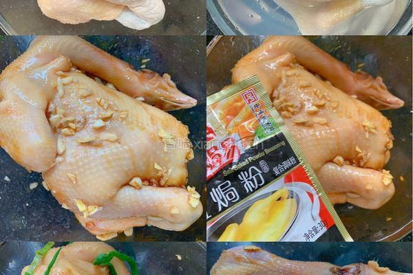 沙姜盐焗鸡的做法图解1