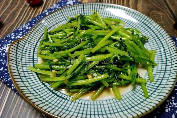 蒜蓉茼蒿的做法图解8