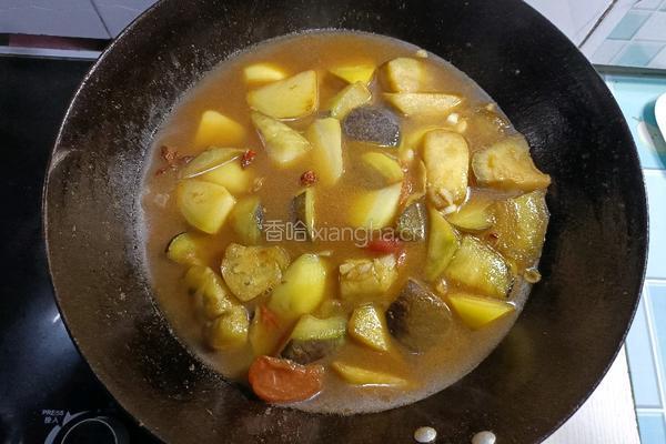 土豆炖茄子的做法图解14